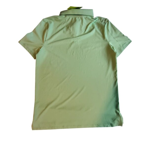 Light Green Textured Polo ShirSize t XL (14) All In Motion Short Sleeve Collar - Picture 2 of 6